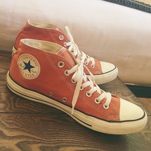 Orange Converse Chuck Taylor’s